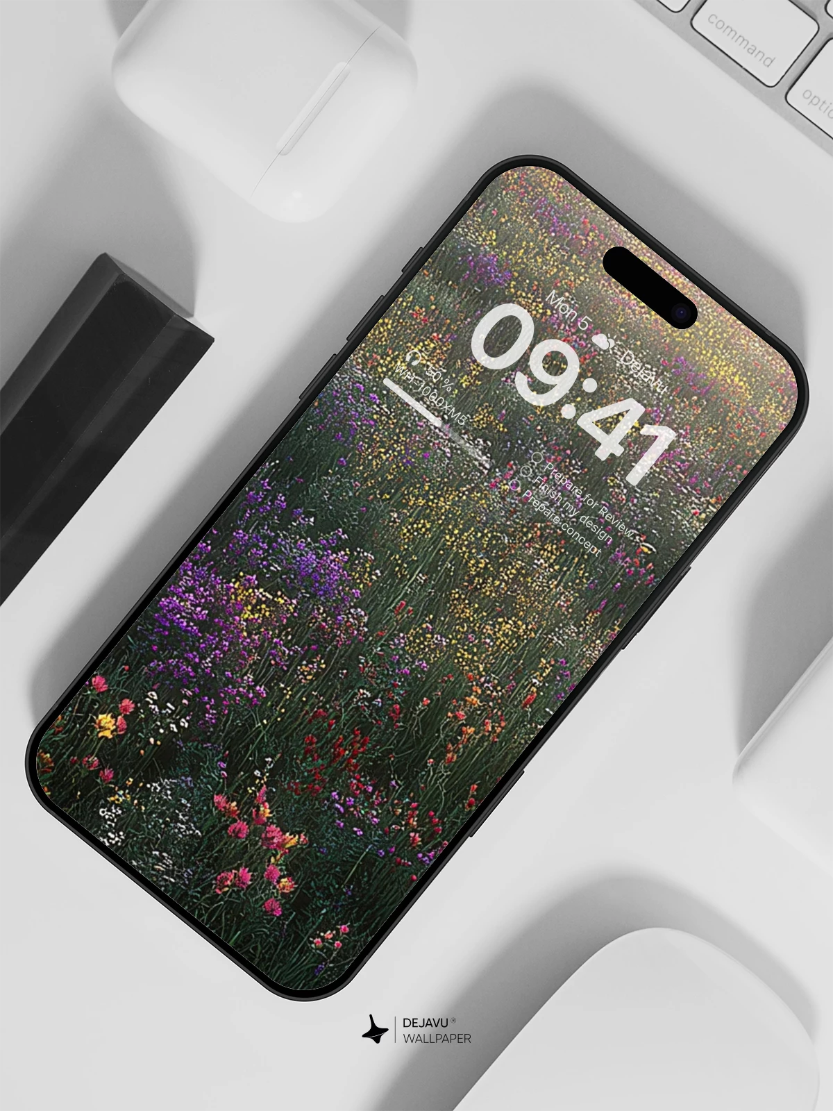 Wildflower Meadow Wallpaper 8K for iPhone and Android