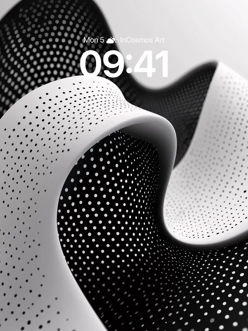 Sonic Wave Wallpaper with Perforated Light