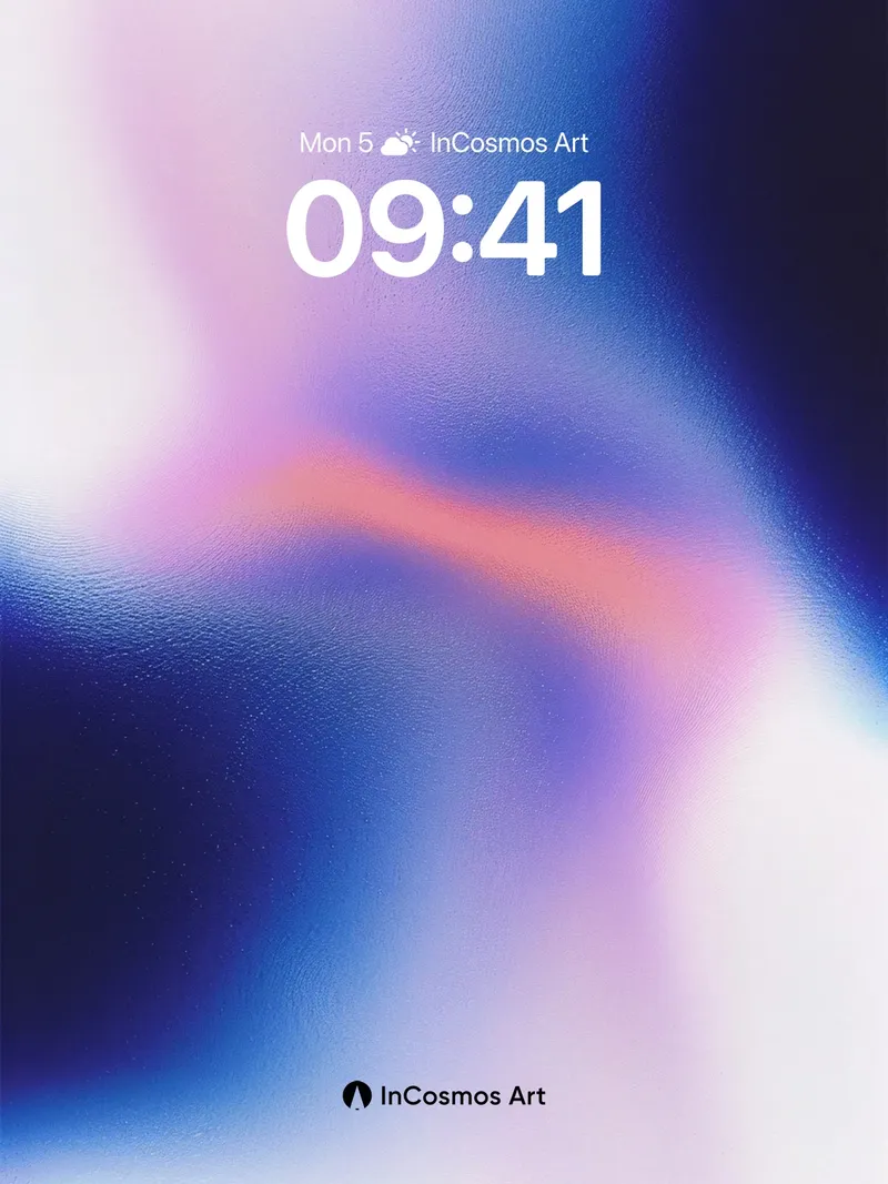 Luminous Drift Wallpaper with Ethereal Veils