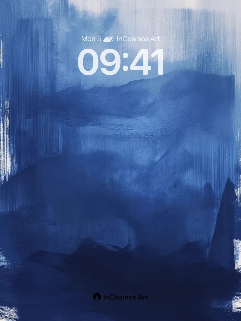 Mist Veil Wallpaper with Inked Depths