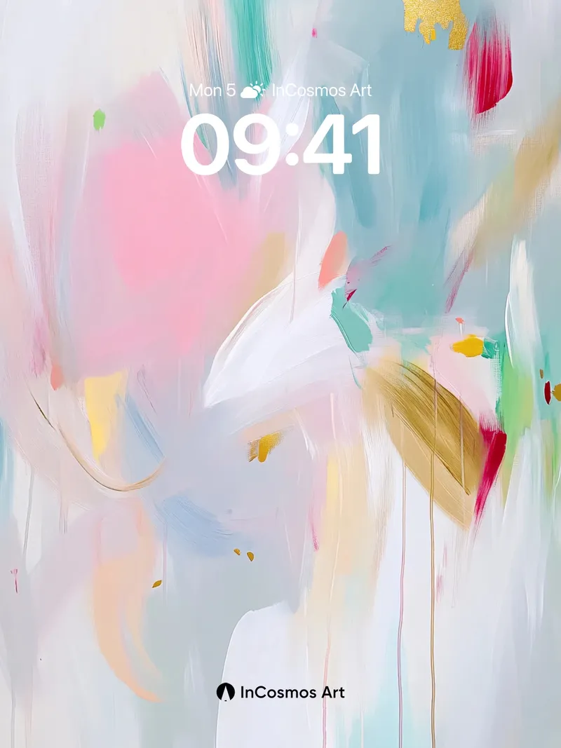 Soft Drift Wallpaper with Floating Color Fields