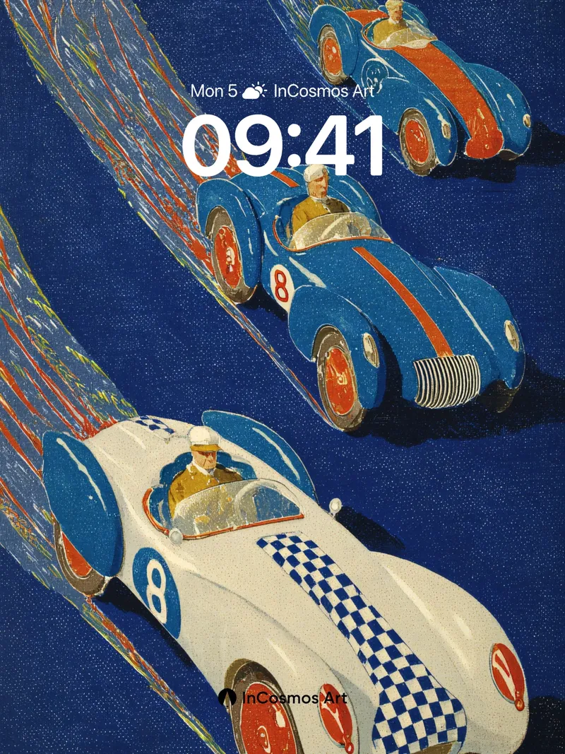 Racing Velocity Wallpaper with Streamlined Dreams