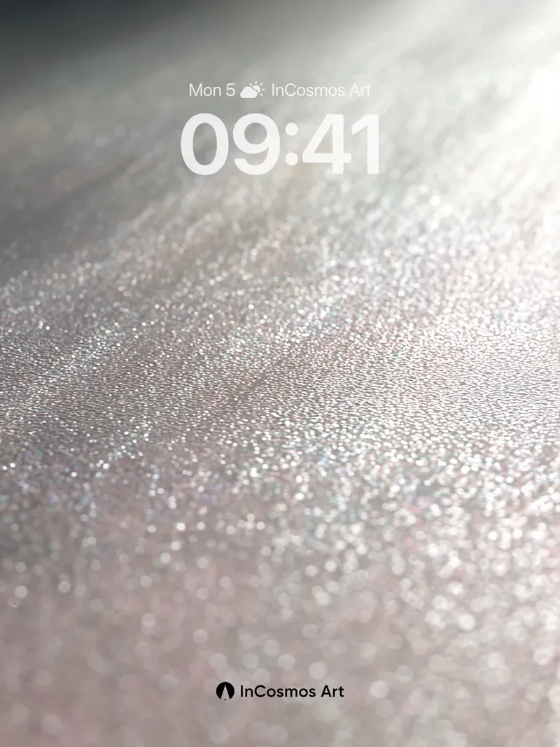 Luminous Dust Wallpaper with Whispering Light