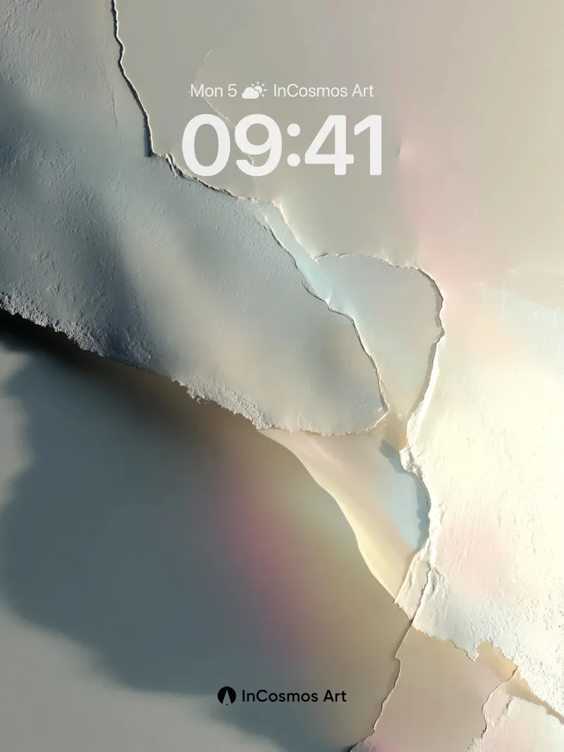 Fractured Light Wallpaper with Ethereal Hues