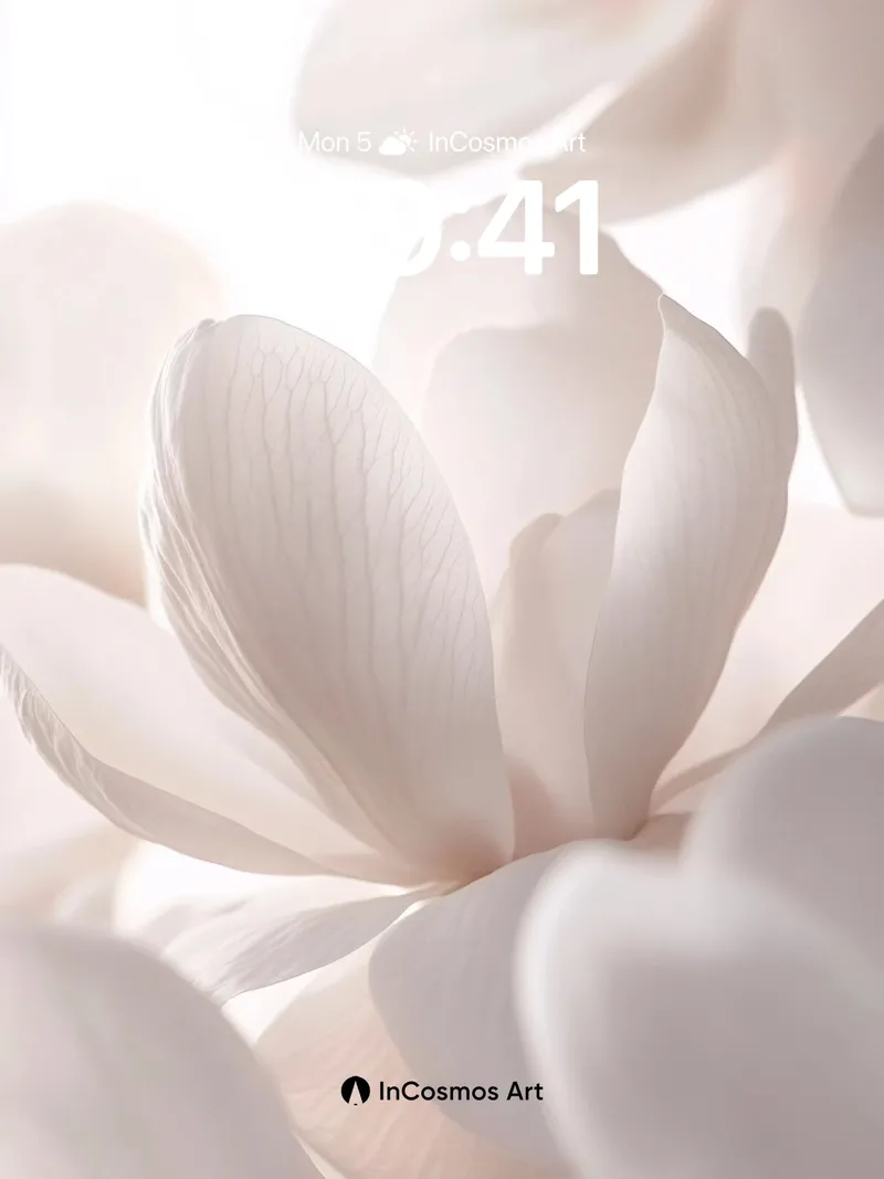 Serene Bloom Wallpaper with Ethereal Light