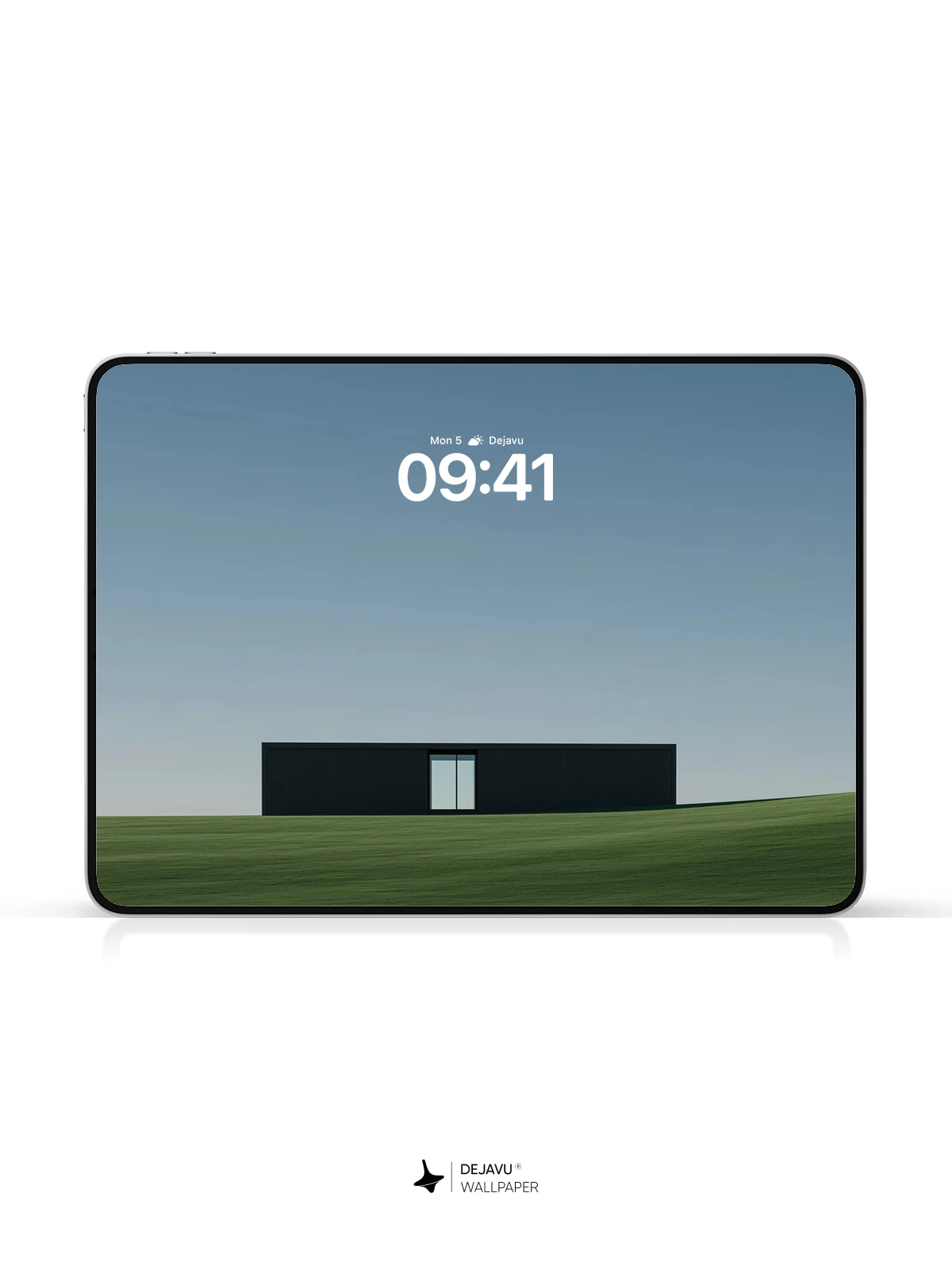 Minimalist Black Box House Wallpaper 8K for iPhone and Android