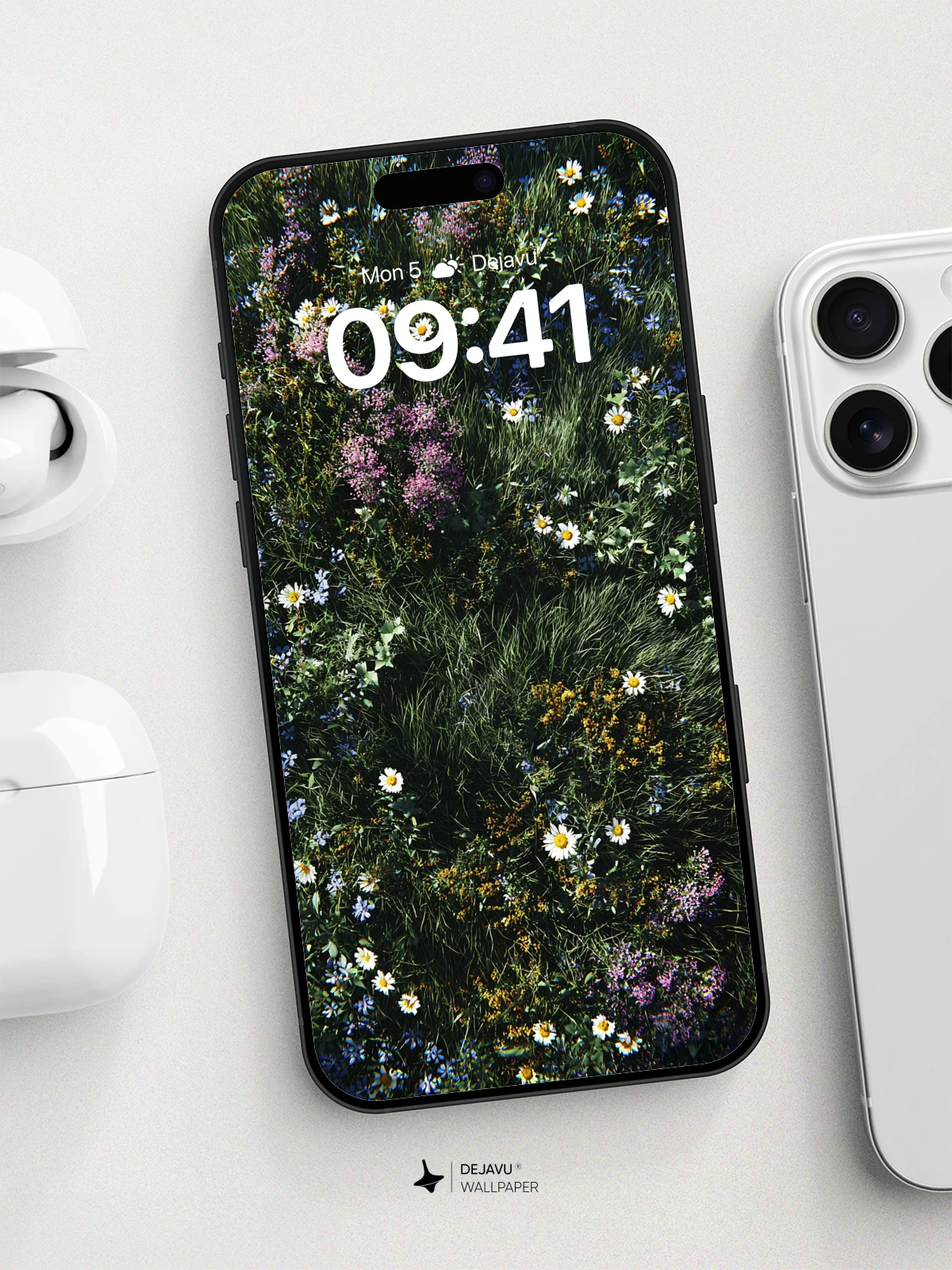 Wildflower Meadow Wallpaper 8K for iPhone and Android
