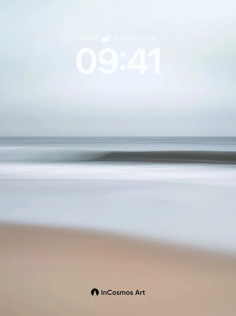 Serenity Drift Wallpaper with Soft Horizon