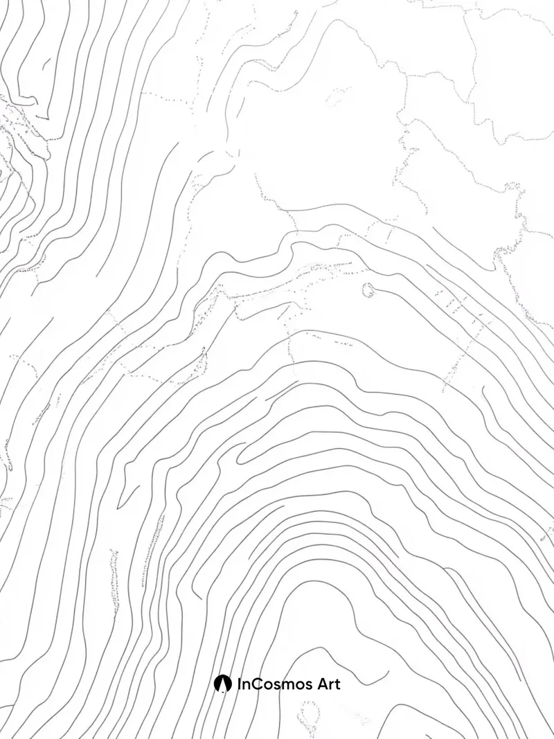 Silent Contour Wallpaper with Whispering Lines