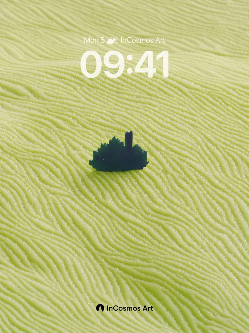 Serenity Ridge Wallpaper with Miniature Forest