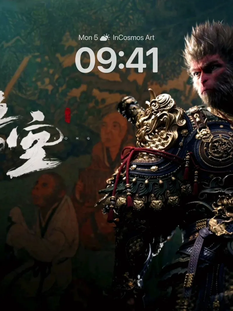 Mythical Warrior Wallpaper with Golden Armor Echo