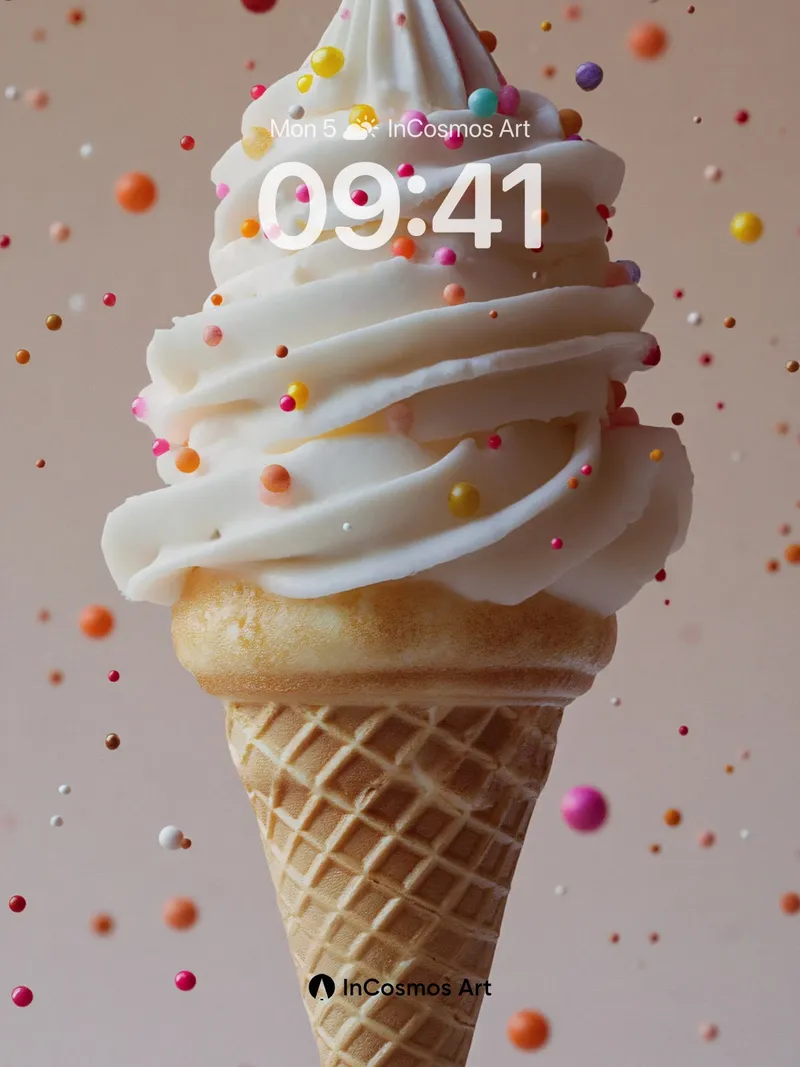 Whimsical Float Wallpaper with Sprinkle Storm