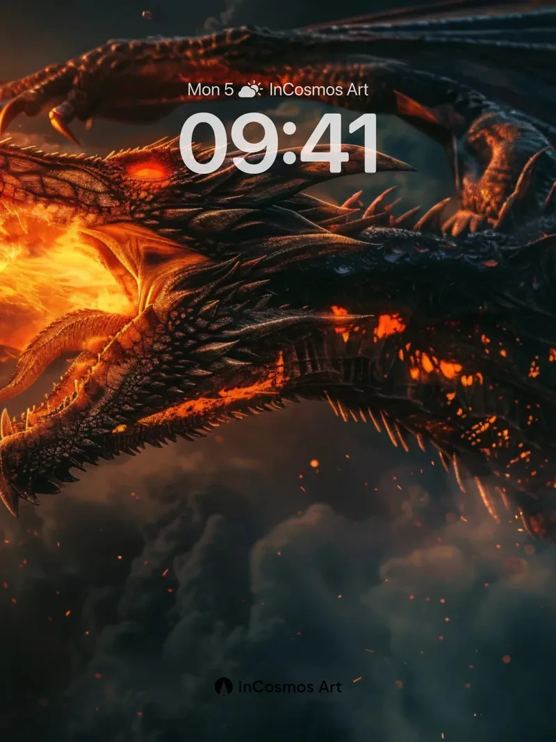 Fiery Dominion Wallpaper with Ember Breath