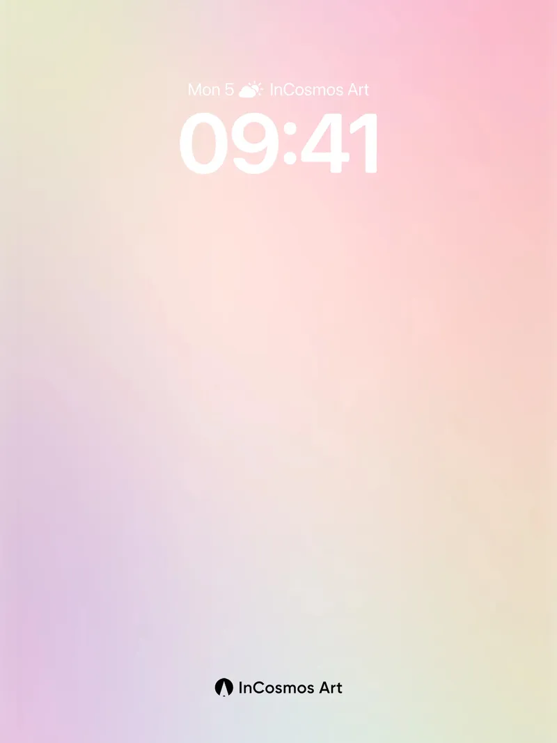 Soft Hush Gradient Wallpaper with Ethereal Light