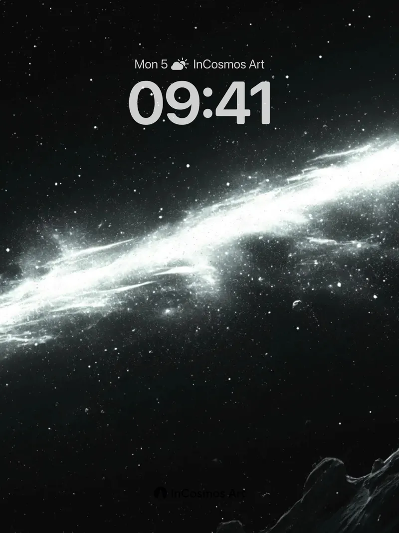 Silent Nebula Wallpaper with Cosmic Veil