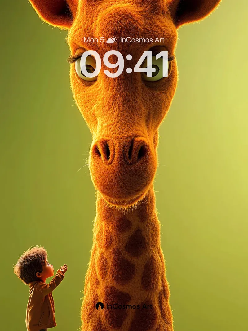 Wonderful Encounter Wallpaper with Gentle Giants