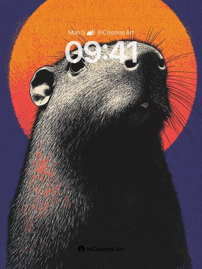 Nocturnal Reverie Wallpaper with Radiant Halo