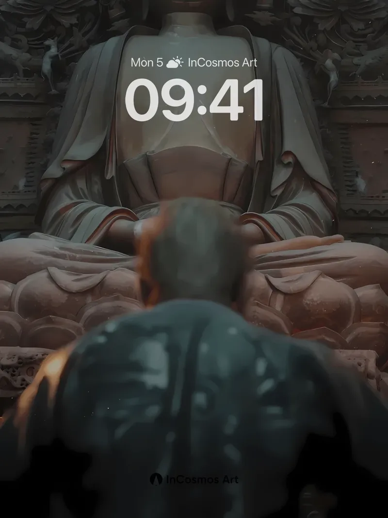 Serenity Stone Wallpaper with Ancient Reverence