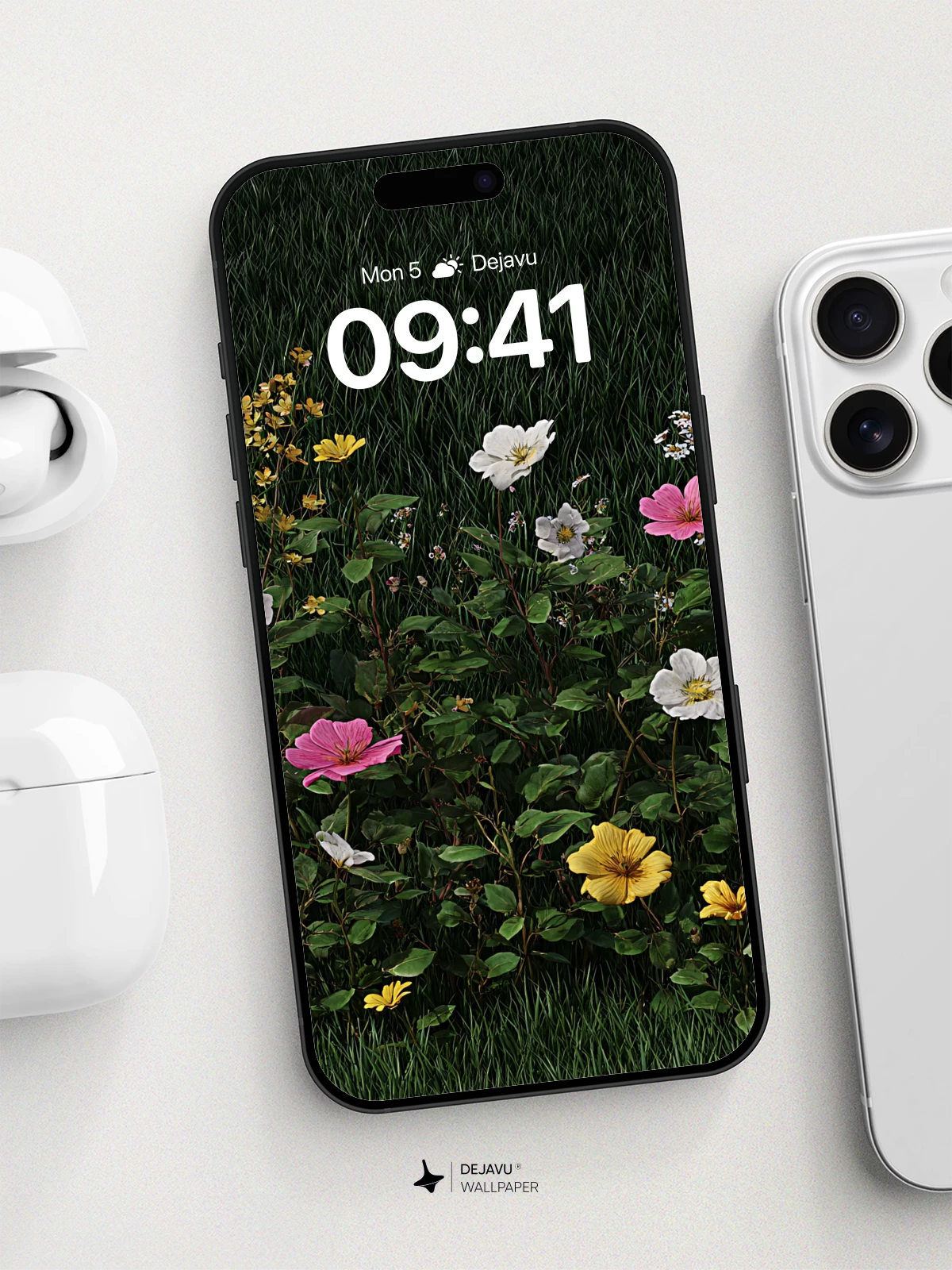 Wildflower Meadow Wallpaper 8K for iPhone and Android