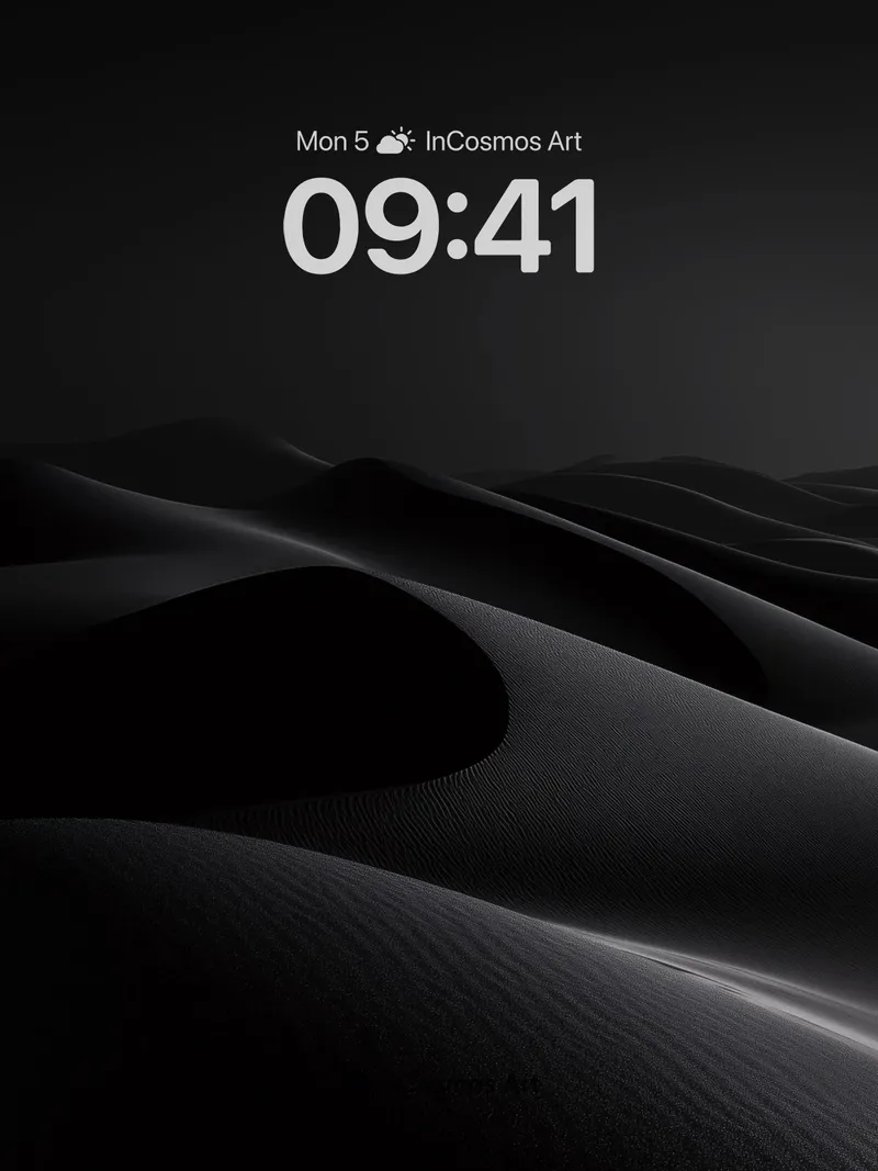 Shadowed Dunes Wallpaper with Whispering Light