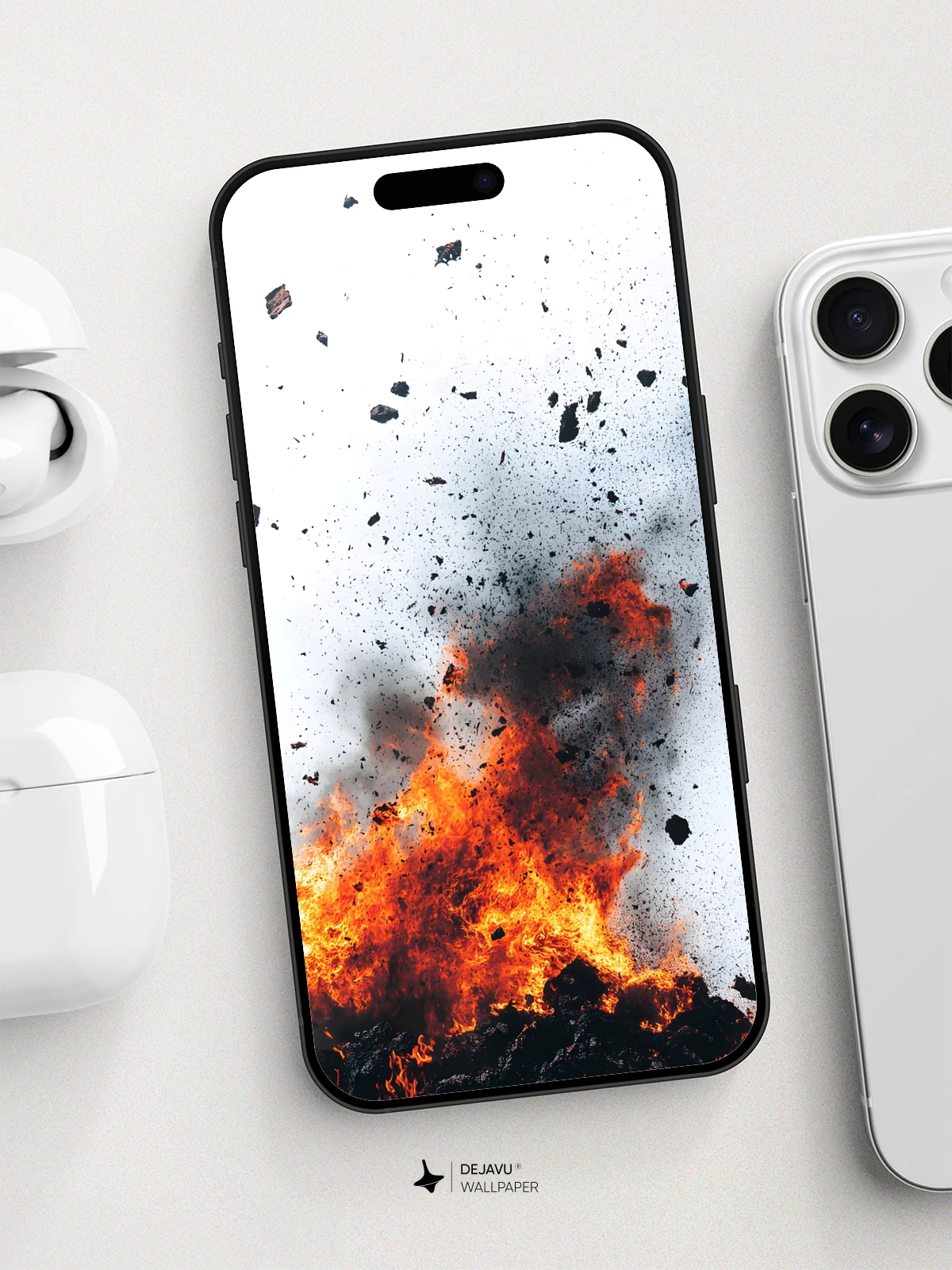 Volcanic Eruption Wallpaper 8K for iPhone and Android