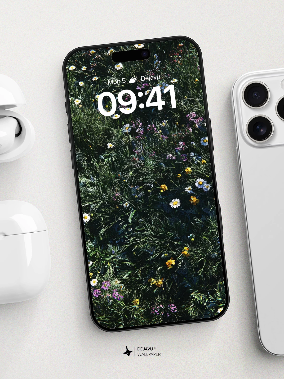 Wildflower Meadow Wallpaper 8K for iPhone and Android