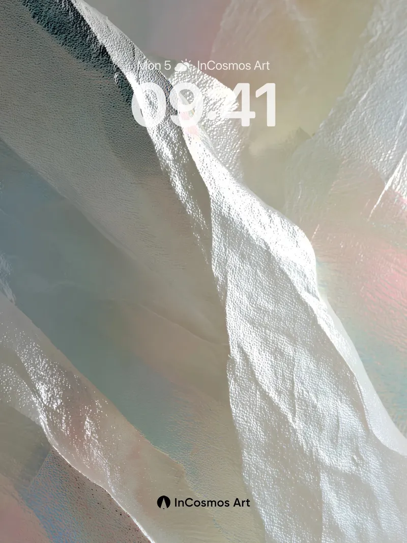 Luminous Veil Wallpaper with Ethereal Sheen