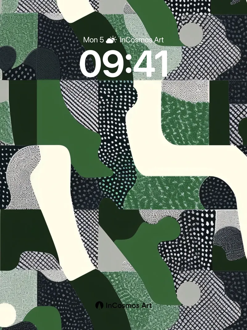 Tactile Forest Wallpaper with Hidden Patterns