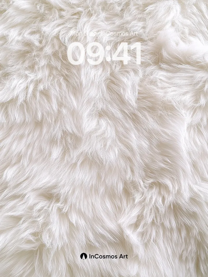 Soft Whisper Wallpaper with Cloud-Like Fluff