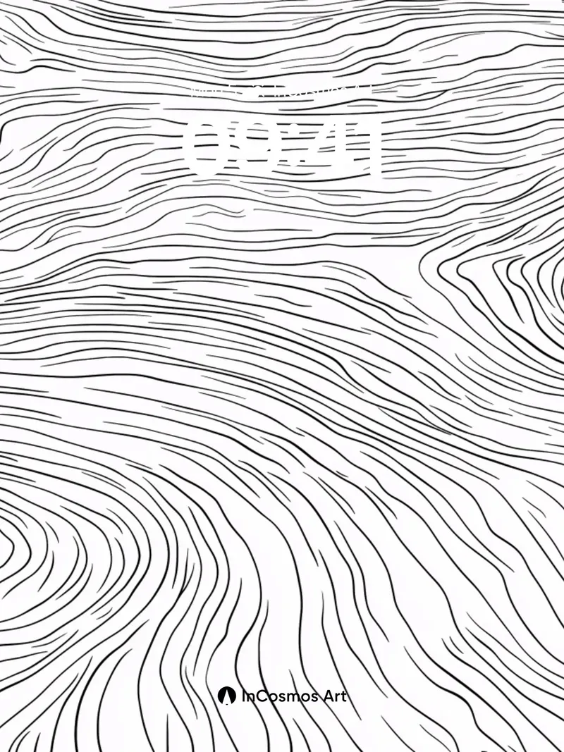 Whispering Contours Wallpaper with Topographic Drift