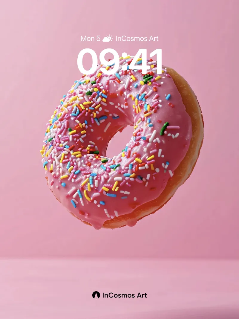 Playful Float Wallpaper with Sprinkle Halo