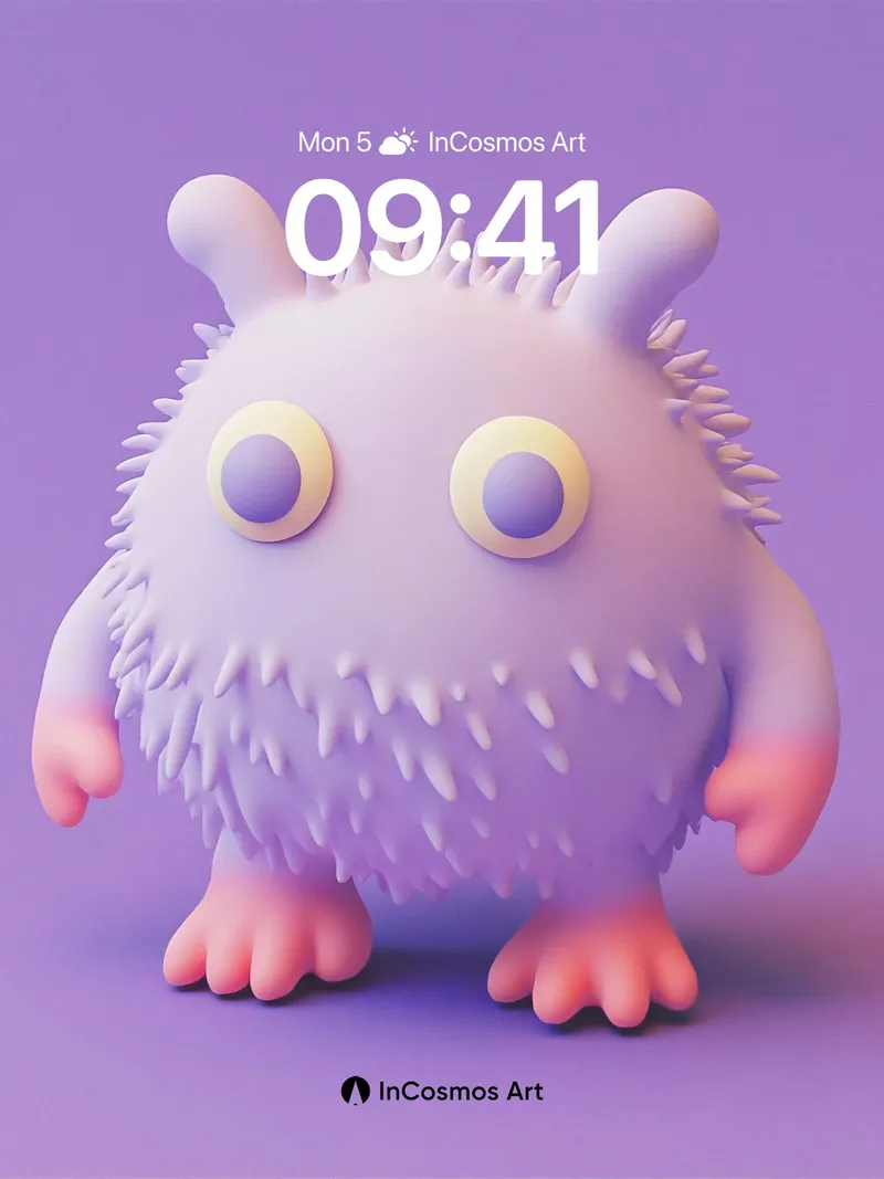 Soft Hush Wallpaper with Spiky Whispers