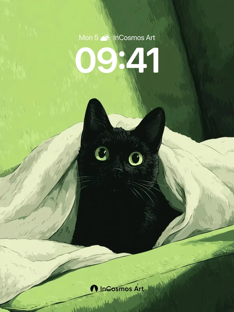 Velvet Hush Wallpaper with Hidden Eyes