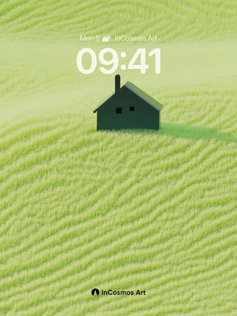 Serenity Ridge Wallpaper with Whispering Fields
