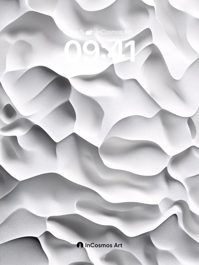 Sculpted Light Wallpaper with Breathable Form