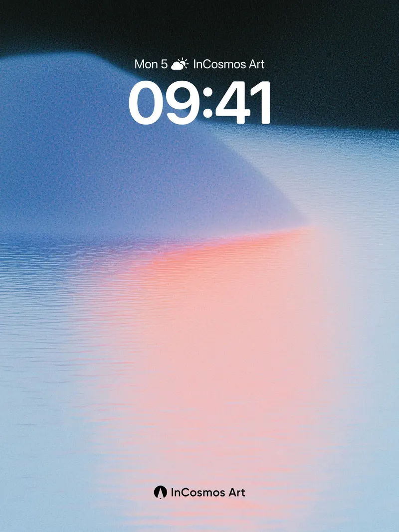 Serenity Mirage Wallpaper with Liquid Light