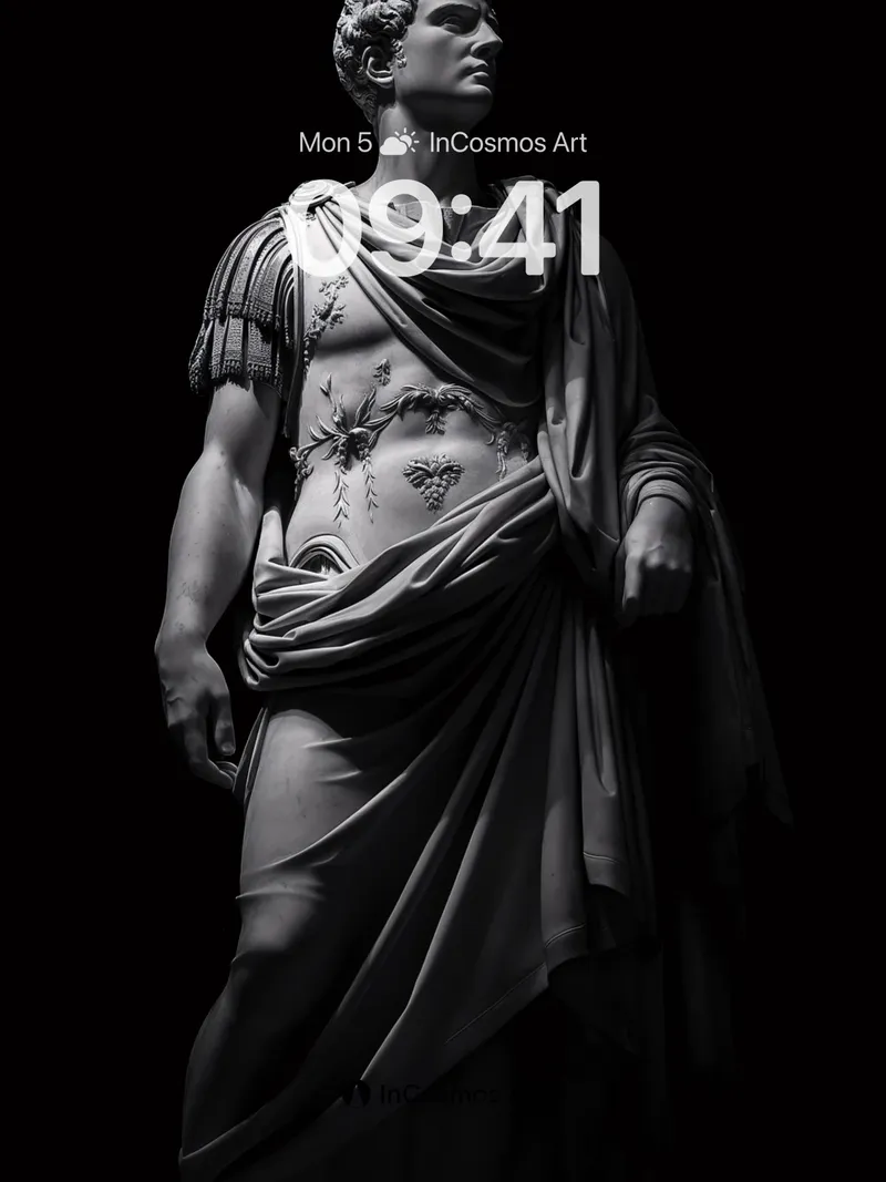 Stone Sentinel Wallpaper with Ancient Light