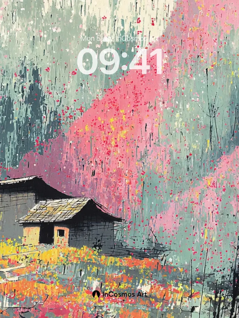 Whispering Pines Wallpaper with Autumn Hush