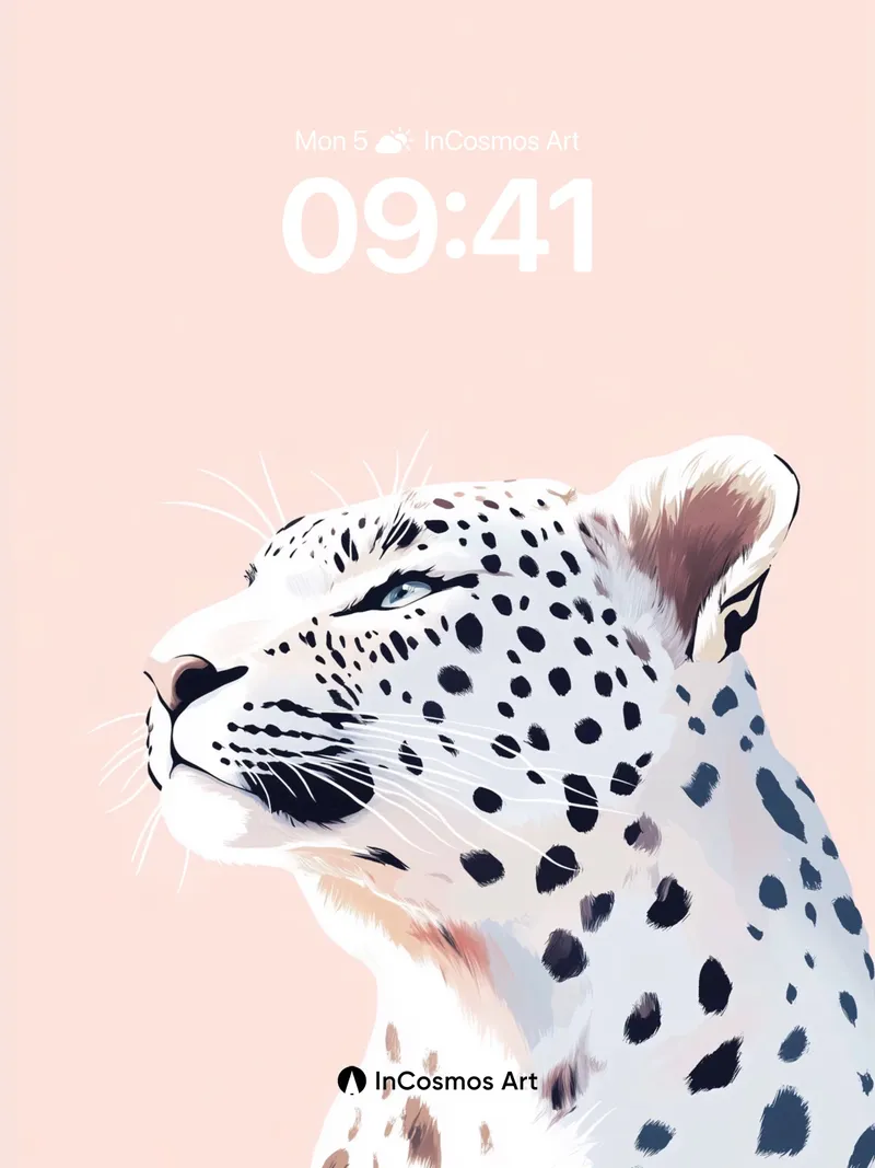 Serenity in Spots Wallpaper with Velvet Gaze