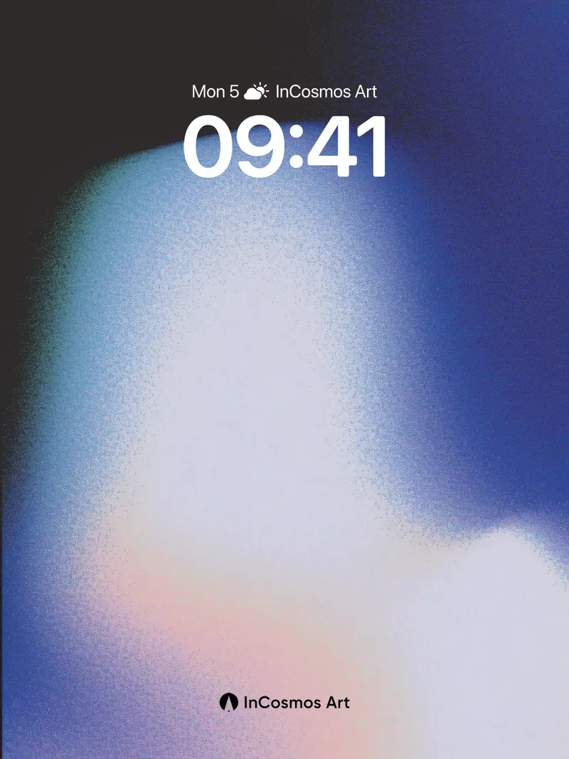 Luminous Hush Wallpaper with Ethereal Gradient