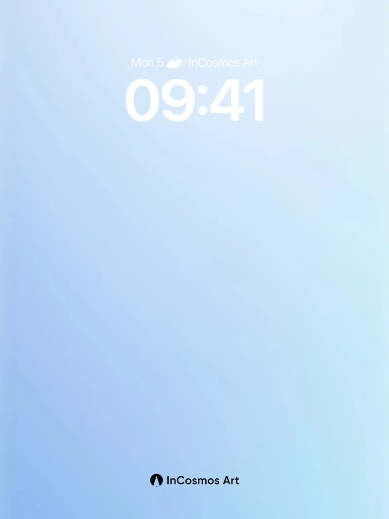 Serene Gradient Wallpaper with Soft Light Flow