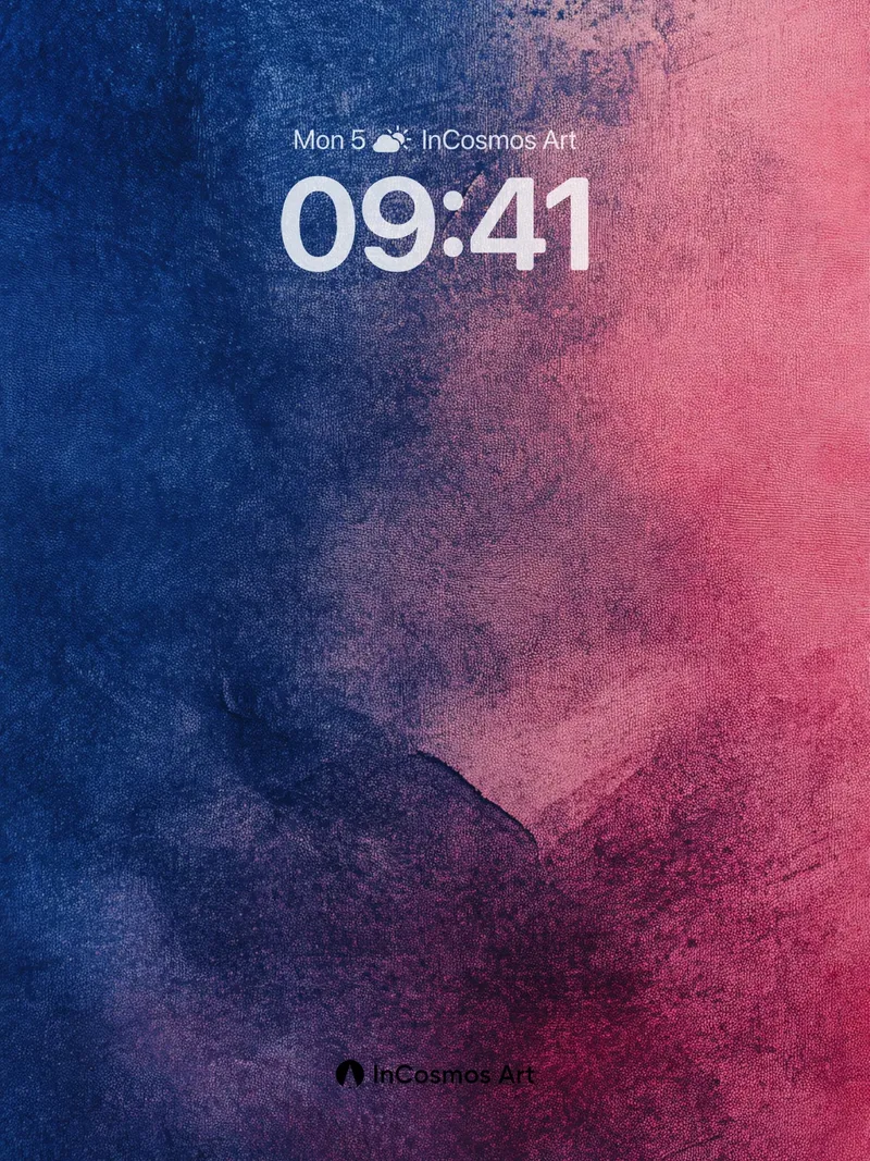 Velvet Storm Wallpaper with Blood-Blue Hues