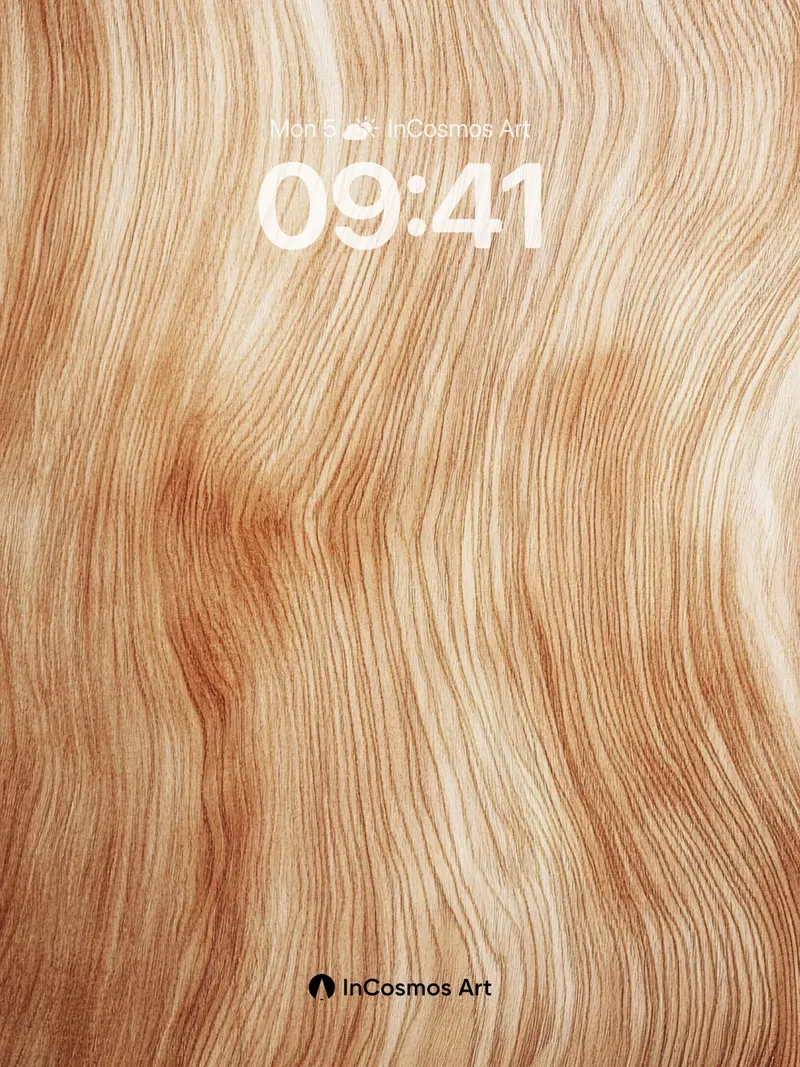 Whispering Grain Wallpaper with Sunlit Veins