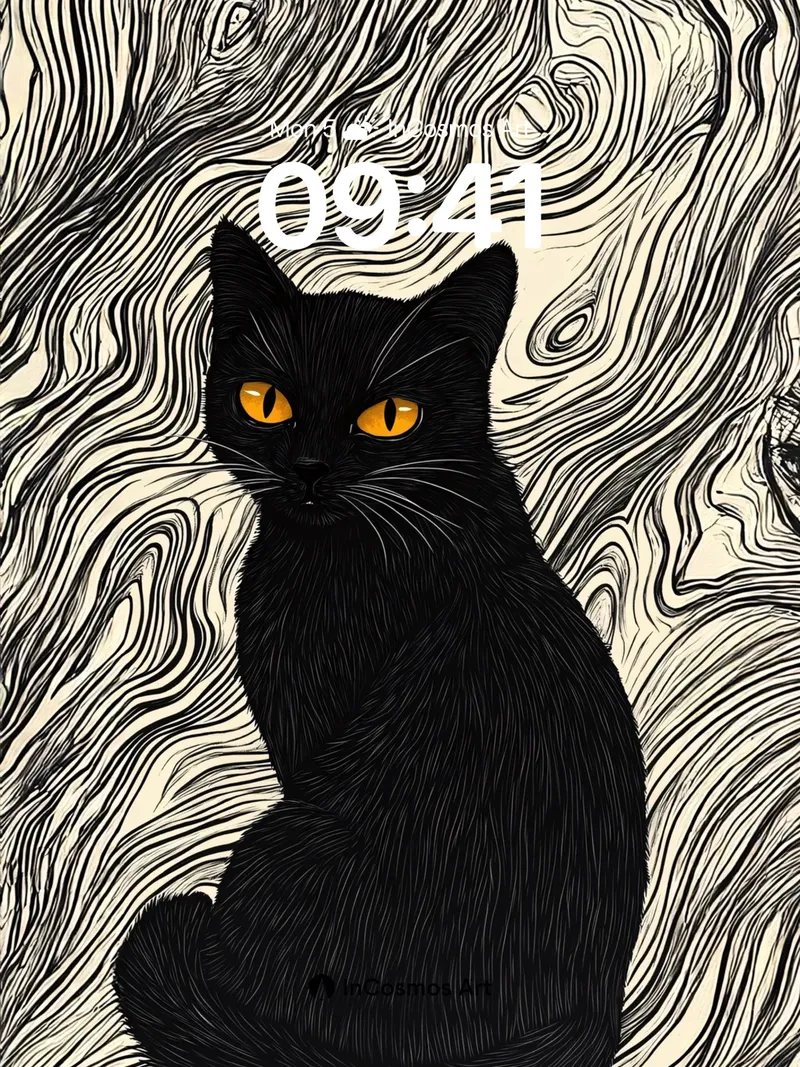 Whispering Woodgrain Wallpaper with Watchful Eyes