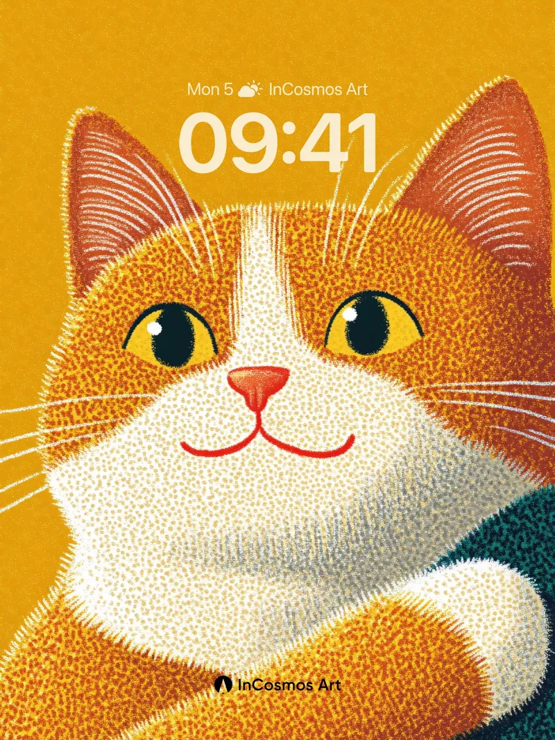 Golden Hush Wallpaper with Textured Whiskers