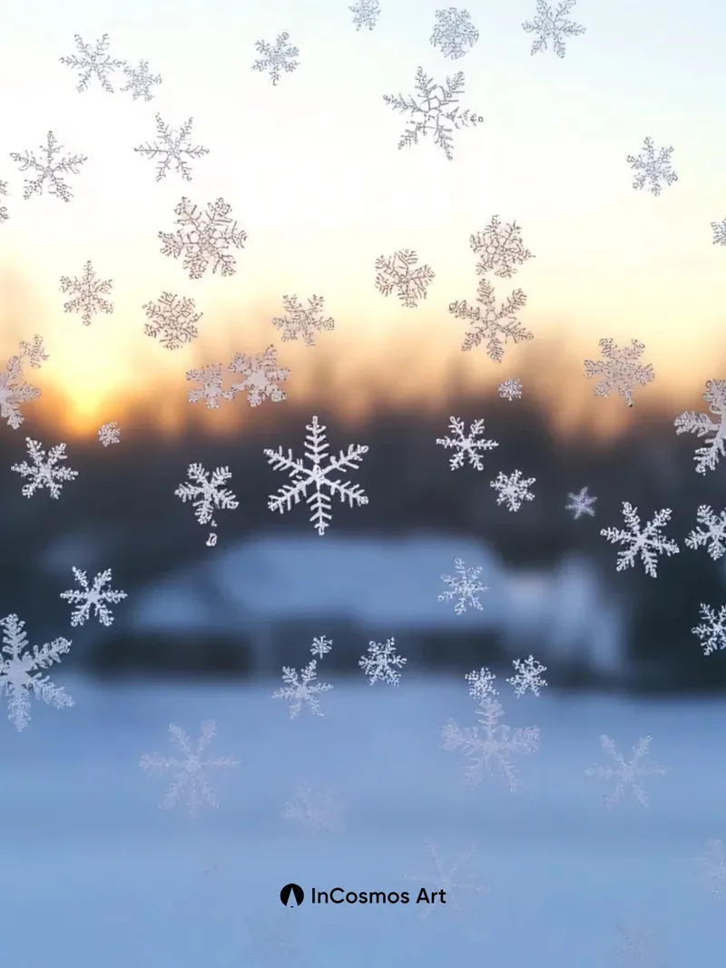 Frost Whisper Wallpaper with Dappled Light