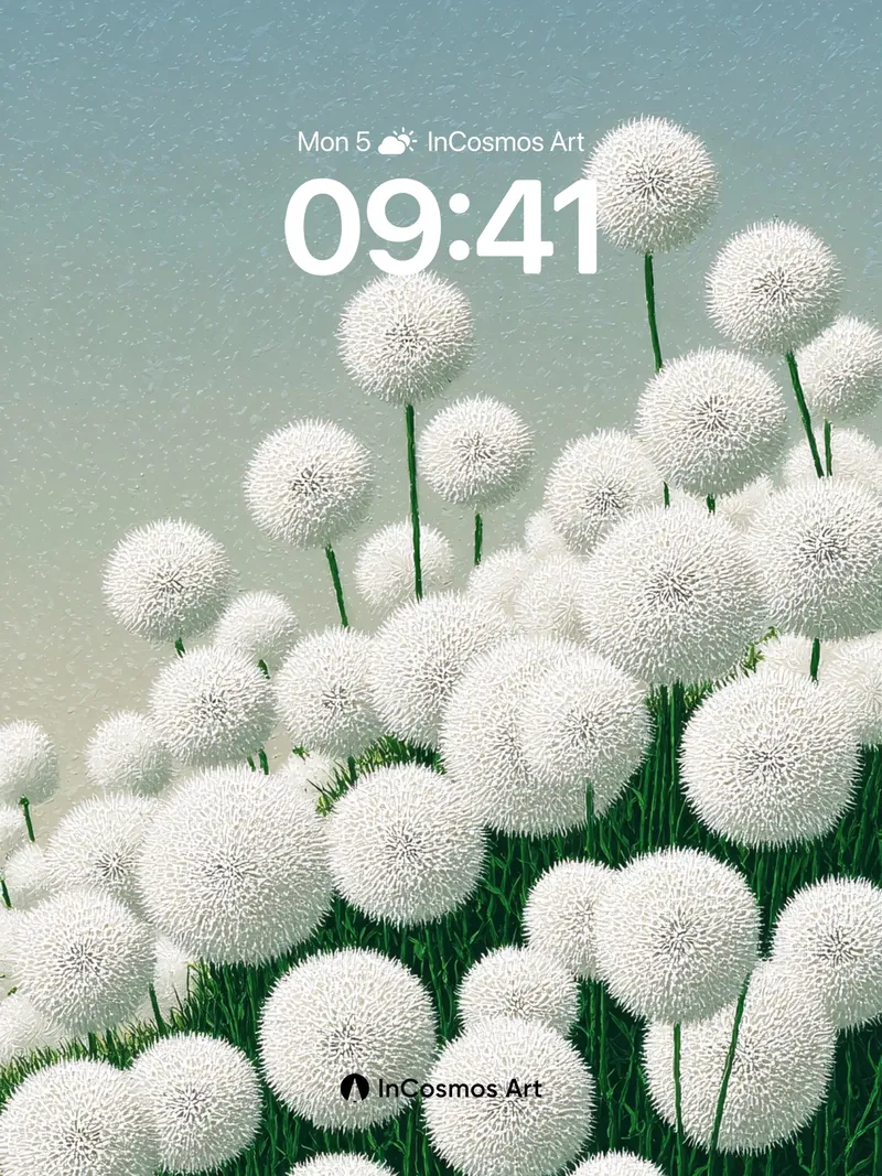 Serenity Sphere Wallpaper with Whispering Fluff