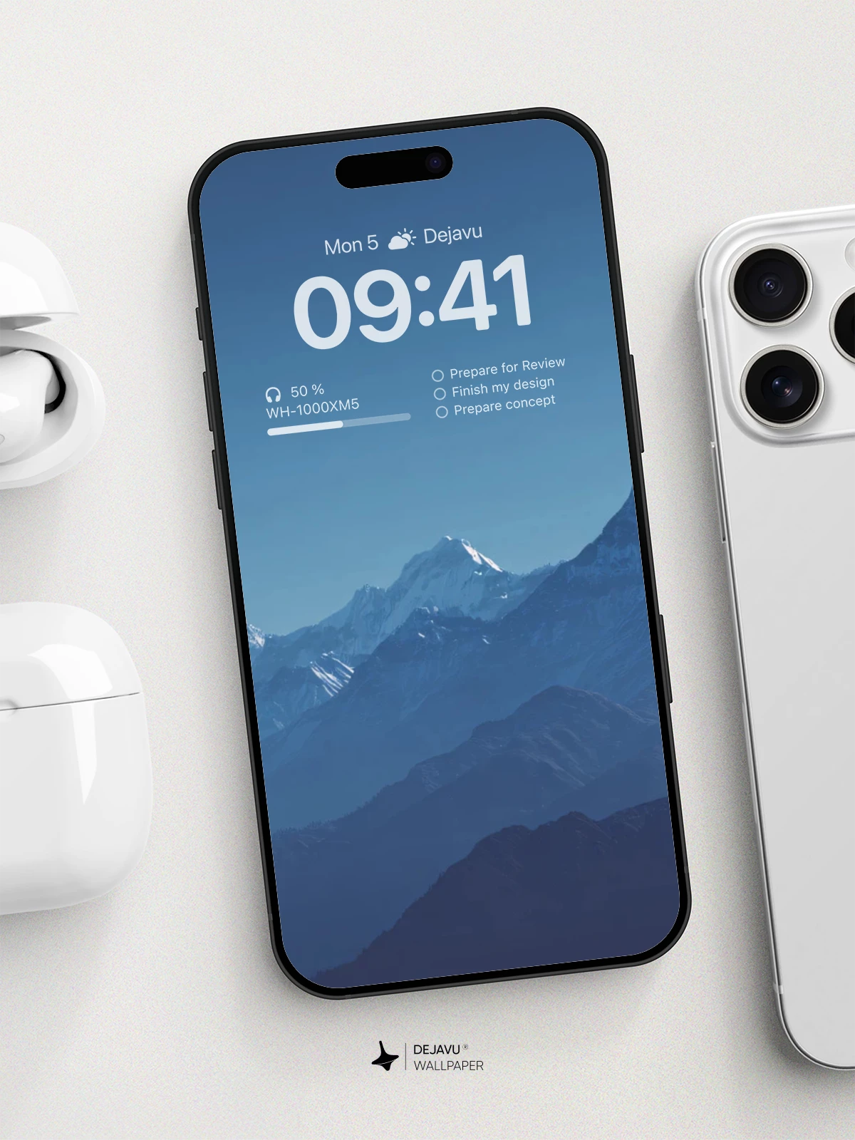 Majestic Snow-Capped Peaks Wallpaper 8K for iPhone and Android