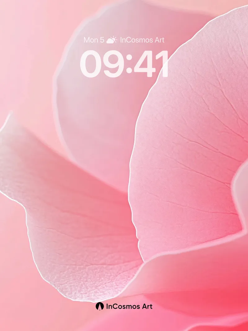 Serene Petal Wallpaper with Ethereal Light