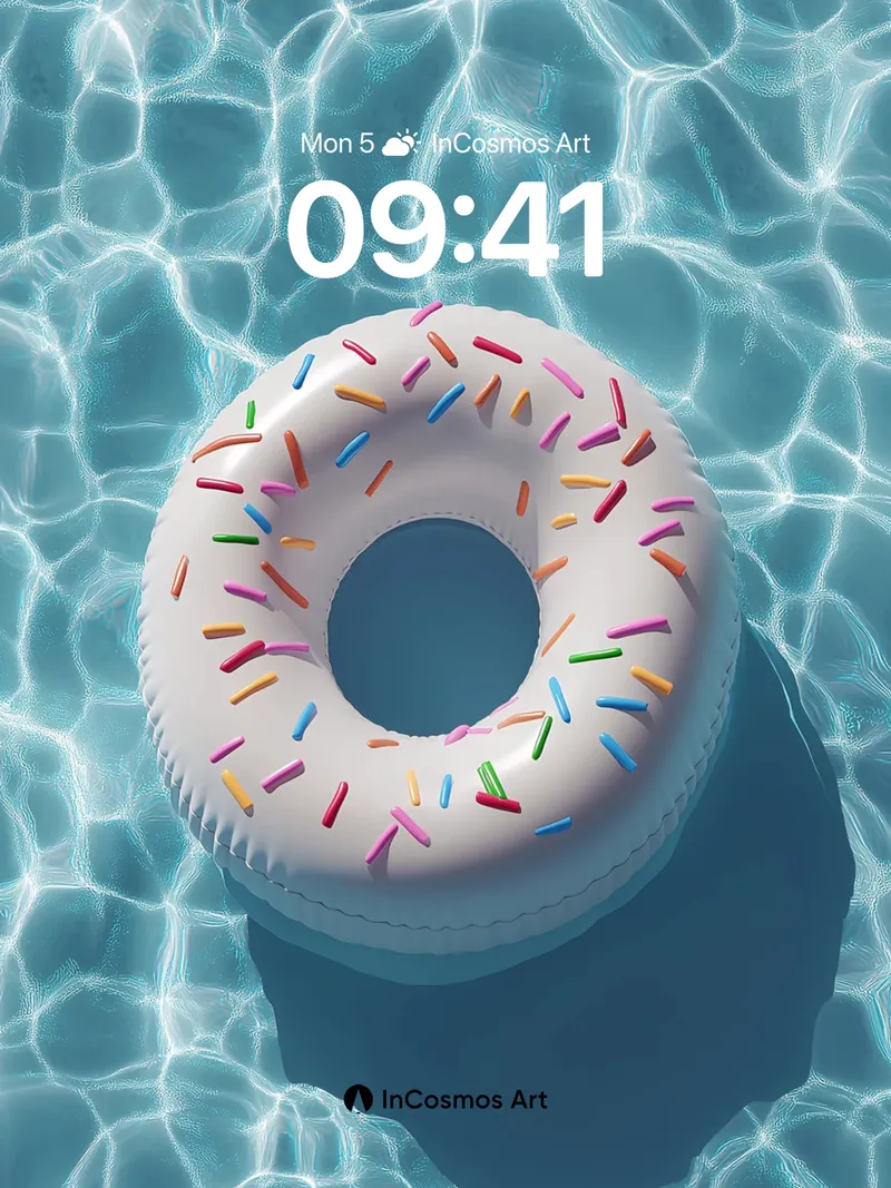 Playful Float Wallpaper with Sprinkle Light